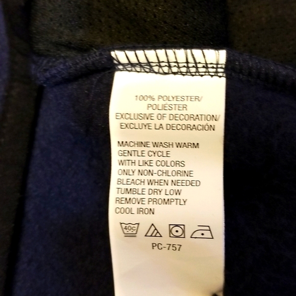 🌴 NWT Izod Navy Blue Vest UNISEX Medium - Picture 6 of 9